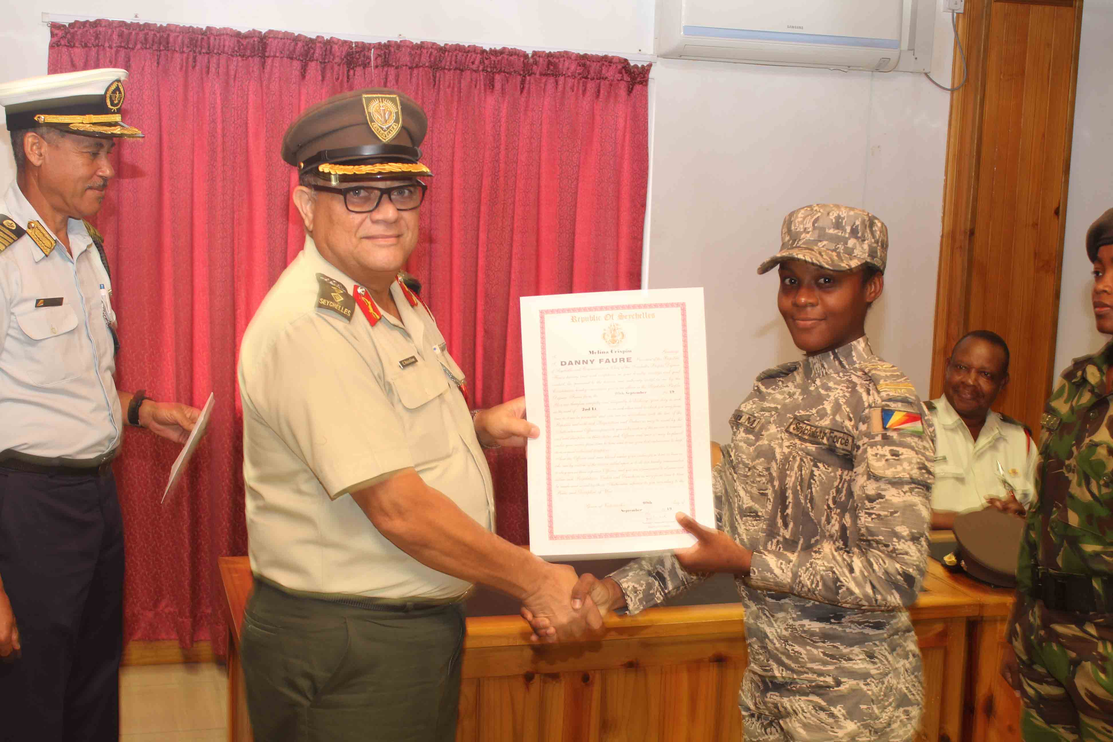 Sdf Cod Officers Seven Young Officers Join the SPDF Officer Corps – Seychelles Defence Force